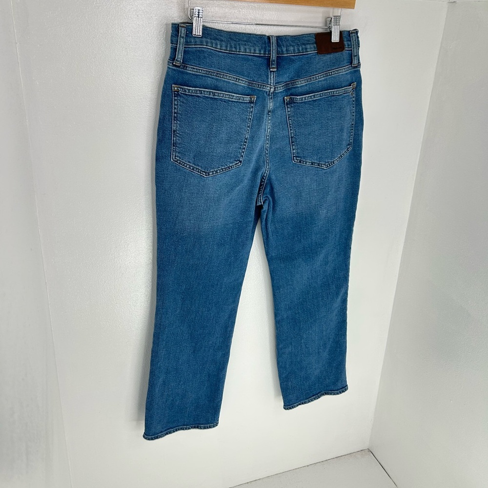 Madewell Slim Demi Boot Cut Jeans Size 30 Light Wash Denim Office Summer 30x25‎ - Picture 8 of 13